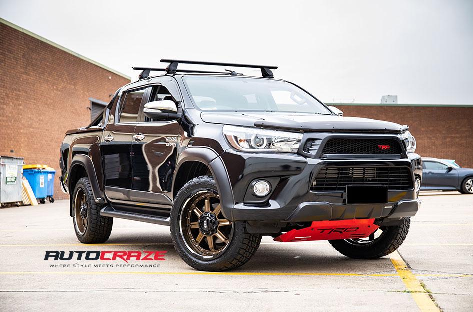 TOYOTA HILUX 4WD GD10 GLOSS BRONZE WITH GLOSS BLACK MILLED